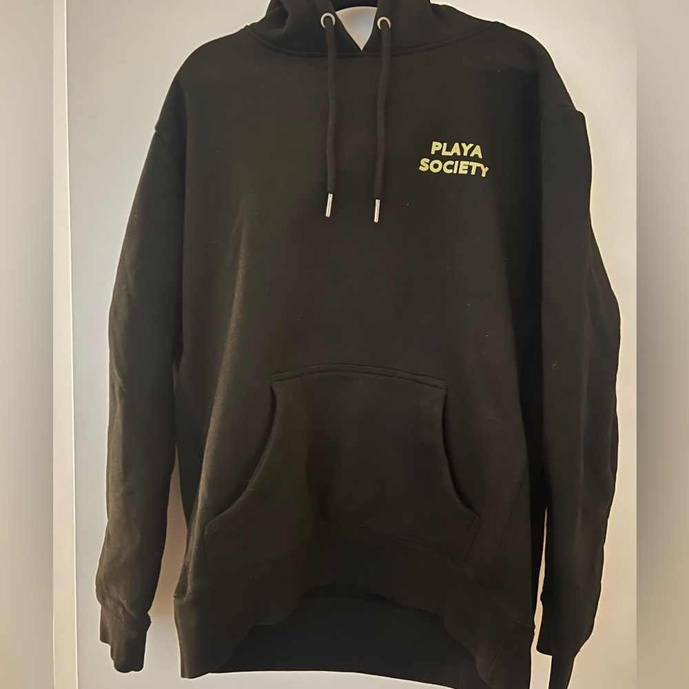 Black Graphic Hoodie